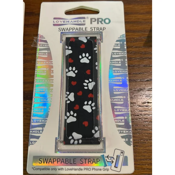 Women's LoveHandle Red & Black Swappable Phone Straps One Size - Picture 3 of 4